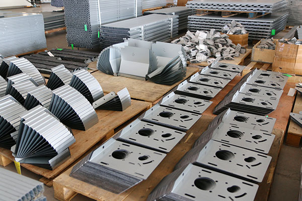 Sheet metal production line